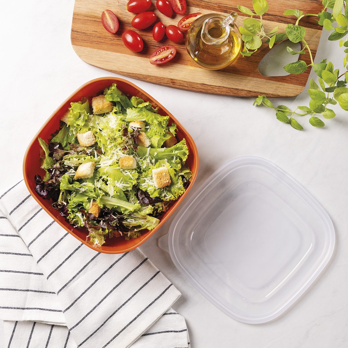 Pote Tramontina MixColor em Polipropileno Misto com Tampa Transparente 2 L