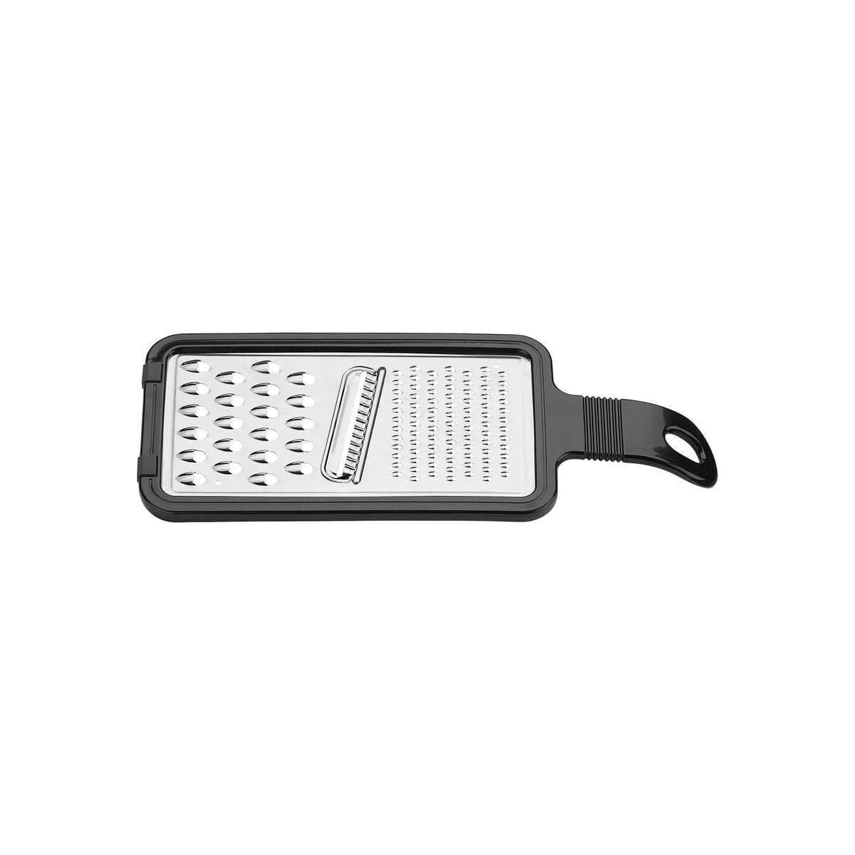 Tramontina Utilitá Universal Grater with Stainless Steel Blade and ABS Handle with Black Rubber Holder