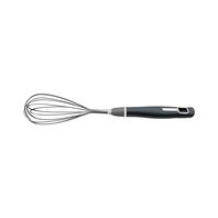 Tramontina Verano stainless steel balloon whisk with onyx-colored polypropylene handle