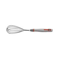 Tramontina Verano stainless steel balloon whisk with onyx-colored polypropylene handle