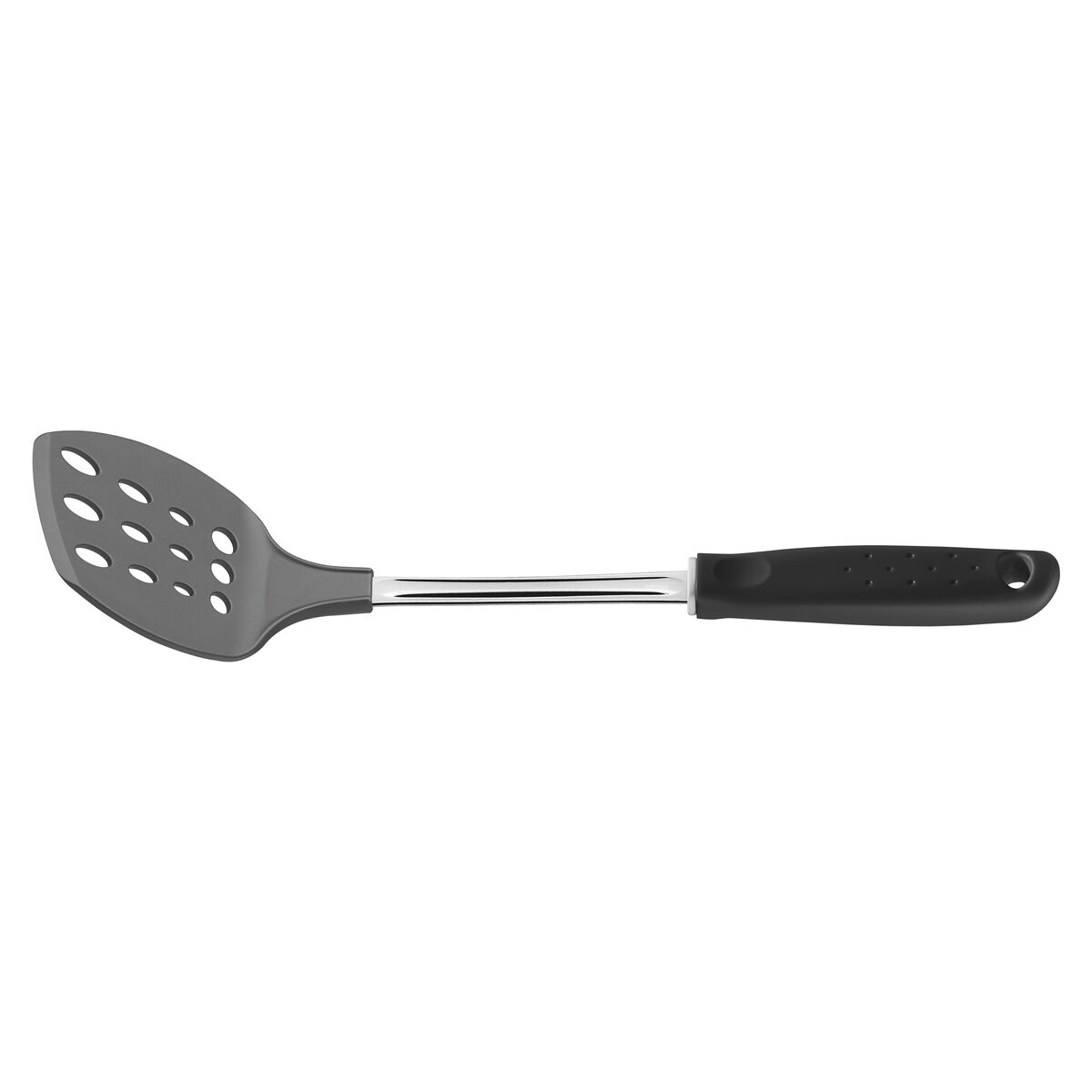 Juego de Utensilios Tramontina Utilità en Acero Inoxidable con Mangos de Polipropileno Negro 06 Piezas