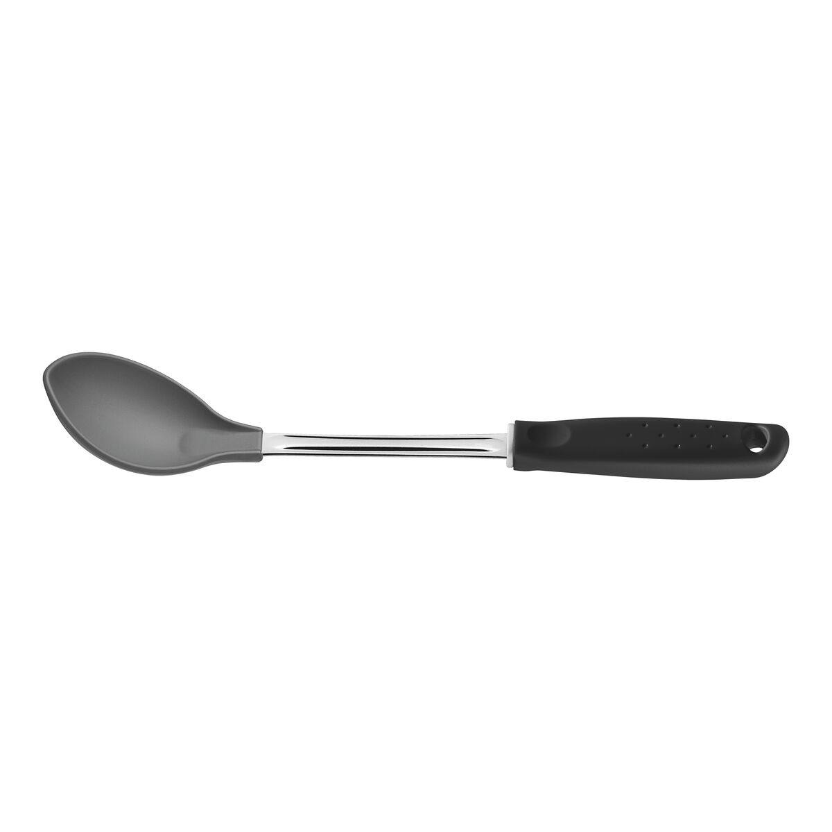 Juego de Utensilios Tramontina Utilità en Acero Inoxidable con Mangos de Polipropileno Negro 06 Piezas