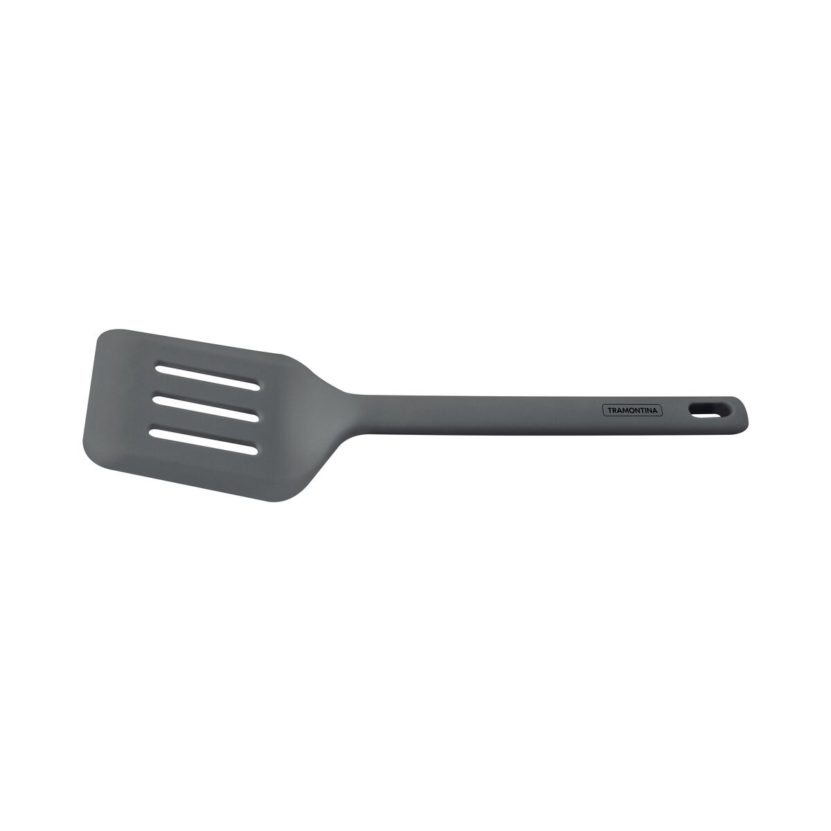 Tramontina Moldê gray silicone slotted spatula