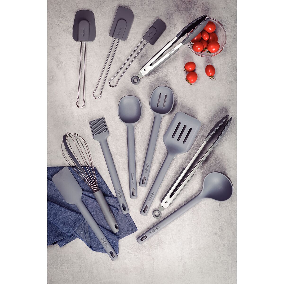 Pincel silicona mango acero - Sartenes y utensilios de cocina profesional