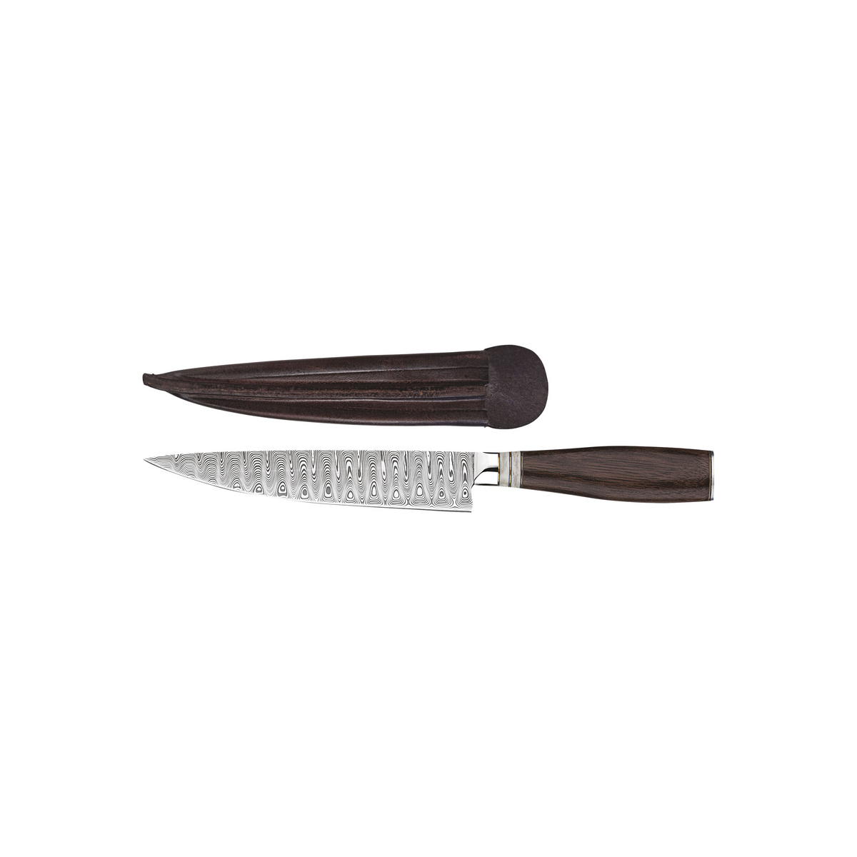Faca Esporte Tramontina Damaski com L&acirc;mina em A&ccedil;o Damasco e Cabo de Madeira Muirapiranga 6" - SKU 26139006 - 4 image number 3