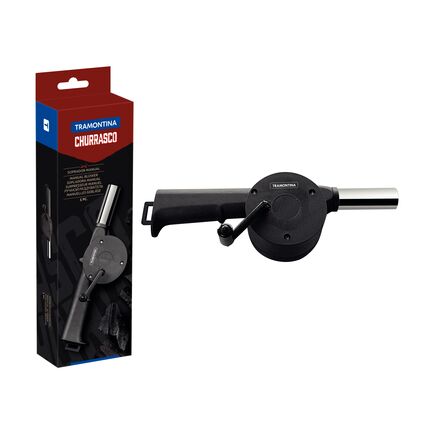Soprador Manual para Carv&atilde;o Tramontina em Polipropileno e A&ccedil;o Inox Cor Preto - SKU 26479101 - 1