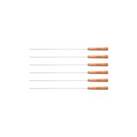 Conjunto de Espetinhos Tramontina em A&ccedil;o Inox com Cabo de Madeira 50 cm 6 Pe&ccedil;as - SKU 26499011 - 1 image number 0