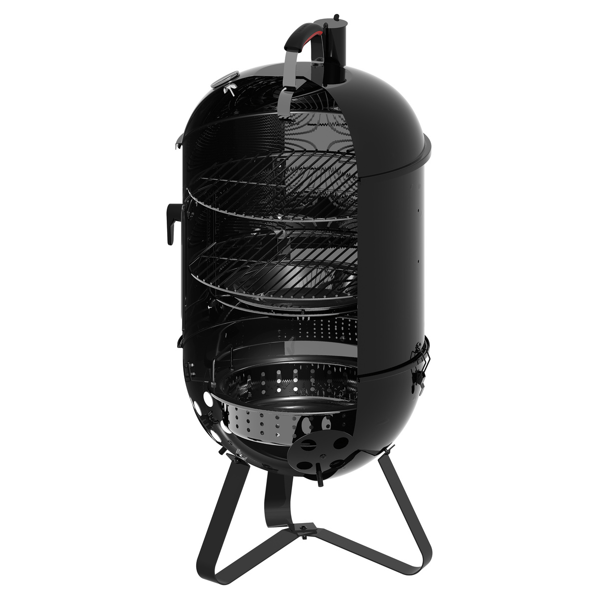 Churrasqueira a Carv&atilde;o Tramontina Smoker TCP-450 3 em 1 - SKU 26500004 - 2 image number 1