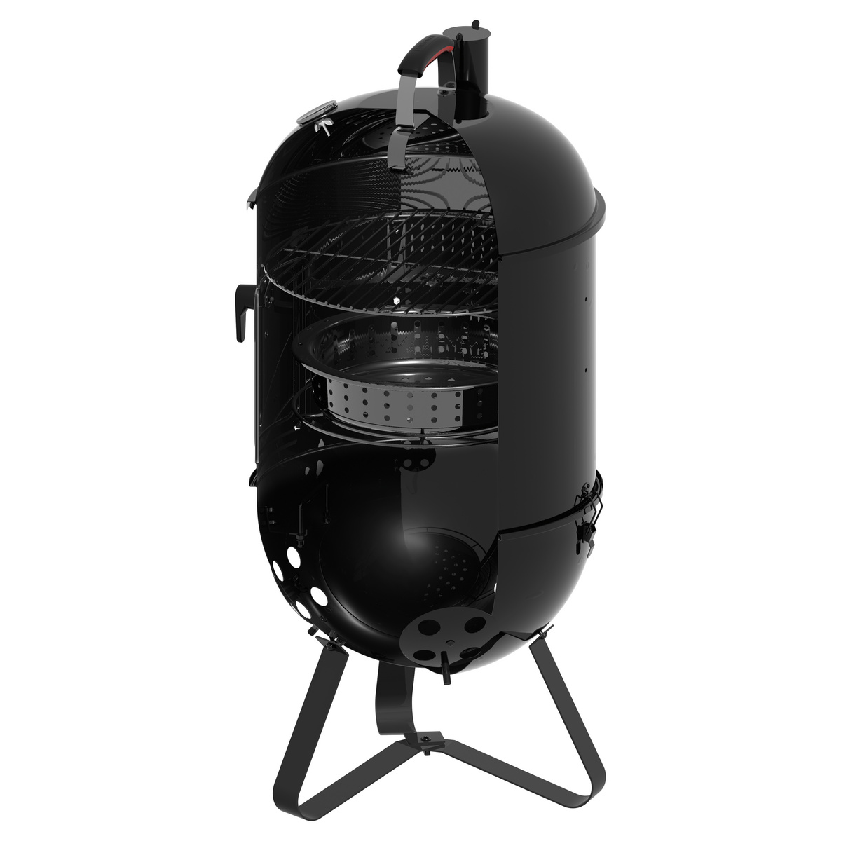 Churrasqueira a Carv&atilde;o Tramontina Smoker TCP-450 3 em 1 - SKU 26500004 - 3 image number 2