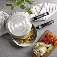 Omeleteira Tramontina Loreto em Alum&iacute;nio com Revestimento Interno Antiaderente Starflon Max com Cabos Baquelite 20 cm Bege - SKU 27805347 - 2 image number 1