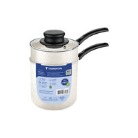 Cuscuzeira Tramontina Turim em Alum&iacute;nio com Revestimento Interno e Externo em Antiaderente Starflon Max Bege 10 cm 0,8 L - SKU 27805358 - 4 image number 3