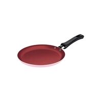 Tramontina My Lovely Kitchen pink aluminum pancake pan with interior Starflon Max pink non-stick coating and Bakelite handle, 22 cm and 0.6 L