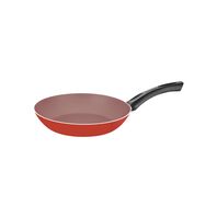 Tramontina My Lovely Kitchen red aluminum frying pan with interior Starflon Max pink non-stick coating and Bakelite handle, 20 cm and 0.8 L