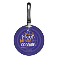 Frigideira Tramontina em Alum&iacute;nio com Revestimento Interno em Antiaderente Starflon Max e Externo Siliconado com Estampa Mood 24 cm 1,2 L - SKU 27812108 - 1 image number 0
