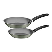 Jogo de Frigideiras Tramontina Michigan em Alum&iacute;nio com Revestimento Interno e Externo em Antiaderente Starflon Max Verde Oliva 2 Pe&ccedil;as Cor Verde - SKU 28299296 - 1 image number 0