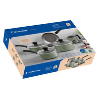 Jogo de Panelas Tramontina Michigan em Alum&iacute;nio com Revestimento Interno e Externo Antiaderente Starflon Max Verde Oliva 5 Pe&ccedil;as Cor Verde - SKU 28299297 - 8 image number 7