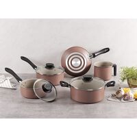 Jogo de Panelas Tramontina Linz em Alum&iacute;nio com Revestimento Interno e Externo em Antiaderente Starflon Max Marrom 5 Pe&ccedil;as Cor Dark gray - SKU 28299305 - 9 image number 8