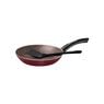 Tramontina Paris Aluminum Frying Pan with Interior and Exterior Starflon Max Red Nonstick Coating with a Nylon Spatula, 22 cm 1,0 L