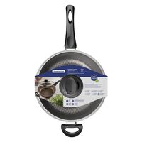 Fritadeira Multiuso Tramontina Paris em Alum&iacute;nio com Revestimento Interno e Externo em Antiaderente Starflon Max Chumbo com Tampa de Vidro 26 cm 3,6 L Cor Chumbo - SKU 28518626 - 5 image number 4