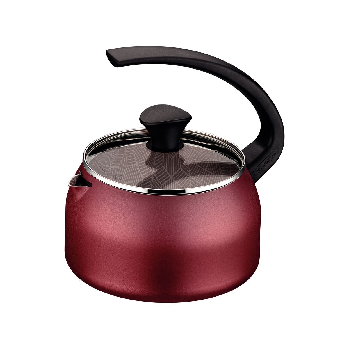 Tramontina 1,9 L Red Aluminum Kettle with Interior and Exterior Starflon Max nonstick coating