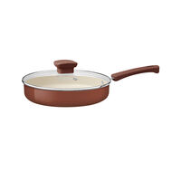 Frigideira Reta Tramontina Veronese em Alum&iacute;nio Reciclado com Revestimento Interno Cer&acirc;mico e Externo Siliconado Argila com Tampa 22 cm 1,7 L - SKU 28622422 - 1 image number 0