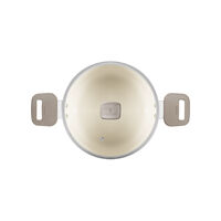 Ca&ccedil;arola Tramontina Veronese em Alum&iacute;nio Reciclado com Revestimento Interno Cer&acirc;mico e Externo Siliconado Bege Mineral 24 cm 4,8 L Cor Bege - SKU 28623324 - 3 image number 2