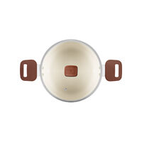 Ca&ccedil;arola Tramontina Veronese em Alum&iacute;nio Reciclado com Revestimento Interno Cer&acirc;mico e Externo Siliconado Argila 24 cm 4,8 L - SKU 28623424 - 3 image number 2