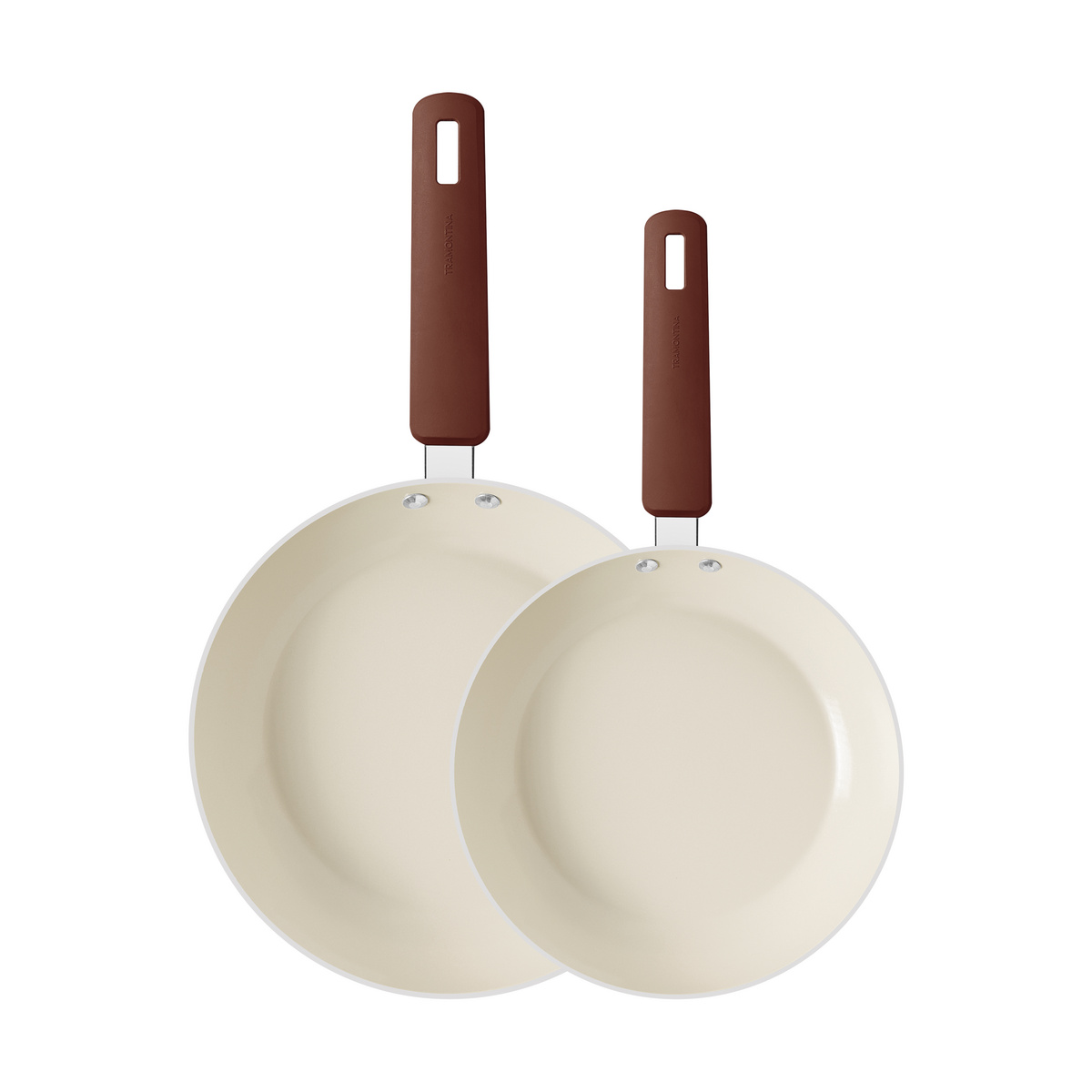 Jogo de Frigideiras Tramontina Veronese em Alum&iacute;nio Reciclado com Revestimento Interno Cer&acirc;mico e Externo Siliconado Argila 2 Pe&ccedil;as - SKU 28699415 - 6 image number 5