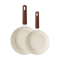 Jogo de Frigideiras Tramontina Veronese em Alum&iacute;nio Reciclado com Revestimento Interno Cer&acirc;mico e Externo Siliconado Argila 2 Pe&ccedil;as - SKU 28699415 - 6 image number 5