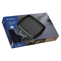 Bistequeira Tramontina Ampezzo em Ferro Fundido com Revestimento Interno e Externo Esmaltado Verde 27 cm 2,4 L Cor Verde - SKU 28750227 - 7 image number 6