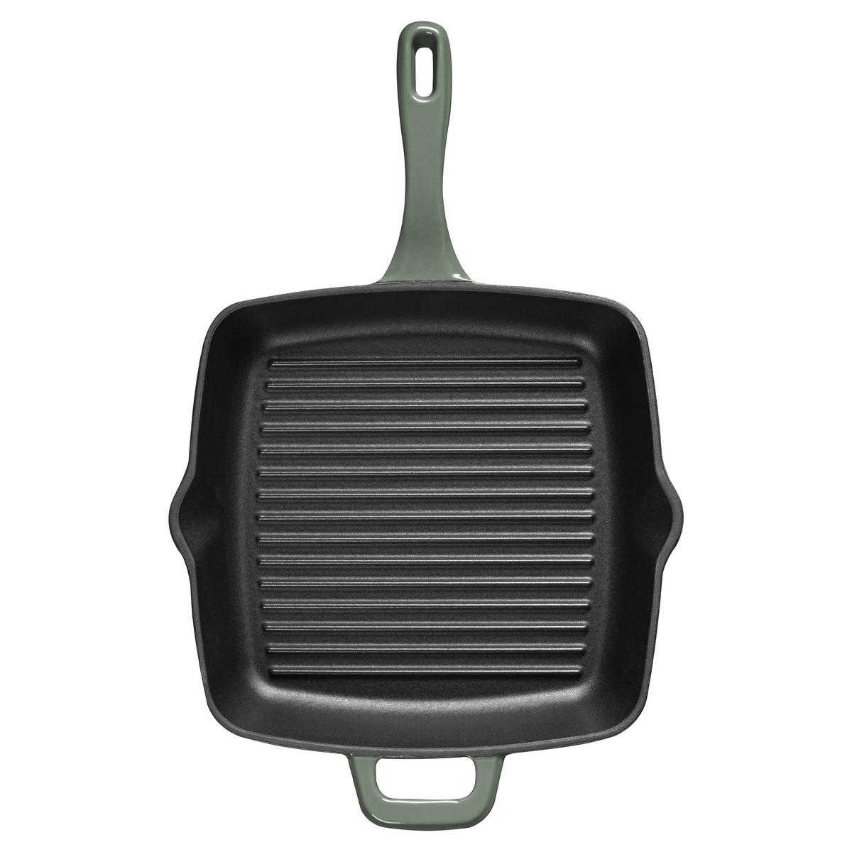 Bistequeira Tramontina Ampezzo em Ferro Fundido com Revestimento Interno e Externo Esmaltado Verde 27 cm 2,4 L Cor Verde - SKU 28750227 - 2 image number 1