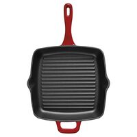 Bistequeira Tramontina Ampezzo em Ferro Fundido com Revestimento Interno e Externo Esmaltado Vermelho 27 cm 2,4 L Cor Vermelho - SKU 28750727 - 2 image number 1