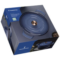 Ca&ccedil;arola Tramontina Ampezzo em Ferro Fundido com Revestimento Interno e Externo Esmaltado Azul 26 cm 5,6 L Cor Azul - SKU 28751126 - 8 image number 7