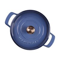 Ca&ccedil;arola Tramontina Ampezzo em Ferro Fundido com Revestimento Interno e Externo Esmaltado Azul 26 cm 5,6 L Cor Azul - SKU 28751126 - 2 image number 1