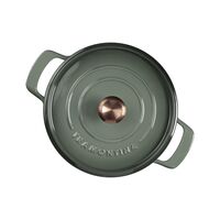 Ca&ccedil;arola Tramontina Ampezzo em Ferro Fundido com Revestimento Interno e Externo Esmaltado Verde 22 cm 3,7 L Cor Verde - SKU 28751222 - 2 image number 1