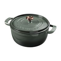 Ca&ccedil;arola Tramontina Ampezzo em Ferro Fundido com Revestimento Interno e Externo Esmaltado Verde 22 cm 3,7 L Cor Verde - SKU 28751222 - 1 image number 0