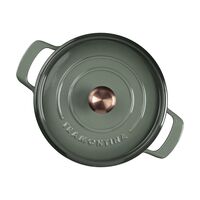 Ca&ccedil;arola Tramontina Ampezzo em Ferro Fundido com Revestimento Interno e Externo Esmaltado Verde 26 cm 5,6 L Cor Verde - SKU 28751226 - 2 image number 1