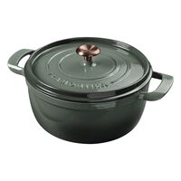 Ca&ccedil;arola Tramontina Ampezzo em Ferro Fundido com Revestimento Interno e Externo Esmaltado Verde 26 cm 5,6 L Cor Verde - SKU 28751226 - 1 image number 0