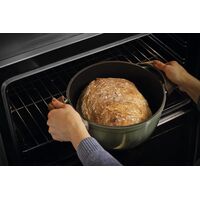 Ca&ccedil;arola Tramontina Ampezzo em Ferro Fundido com Revestimento Interno e Externo Esmaltado Verde 26 cm 5,6 L Cor Verde - SKU 28751226 - 5 image number 4