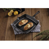 Bistequeira Tramontina Fargo em Ferro Fundido com Acabamento Pre-Seasoned 27 cm 2,3 L Cor Preto - SKU 28762027 - 4 image number 3
