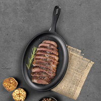 Chapa Oval Tramontina Fargo em Ferro Fundido com Acabamento Pre-Seasoned 18 cm 0,4 L - SKU 28765018 - 4 image number 3