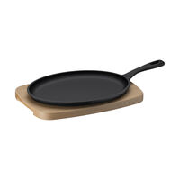 Chapa Oval Tramontina Fargo em Ferro Fundido com Acabamento Pre-Seasoned com t&aacute;bua 18 cm 0,4 L - SKU 28766018 - 1 image number 0
