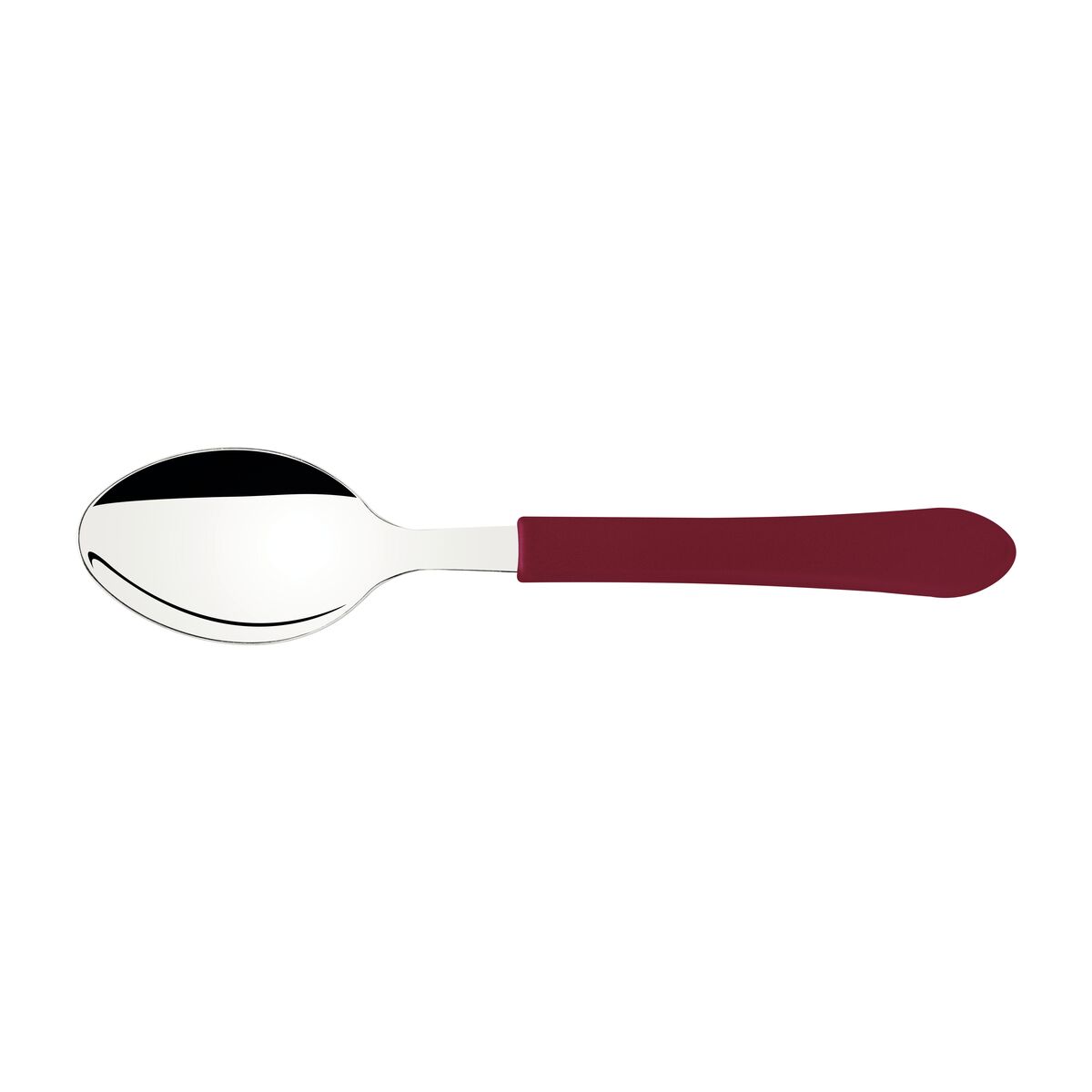 Colher de Mesa Tramontina Leme com L&acirc;mina em A&ccedil;o Inox e Cabo de Polipropileno Carmim - SKU 29812428 - 1 image number 0