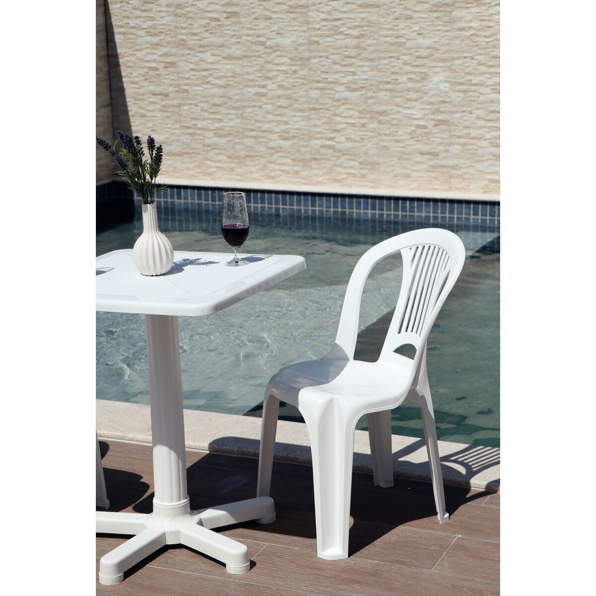 Cadeira Tramontina Bistr&ocirc; Boa Viagem em Polipropileno Branco Cor Branco - SKU 92011010 - 8 image number 7