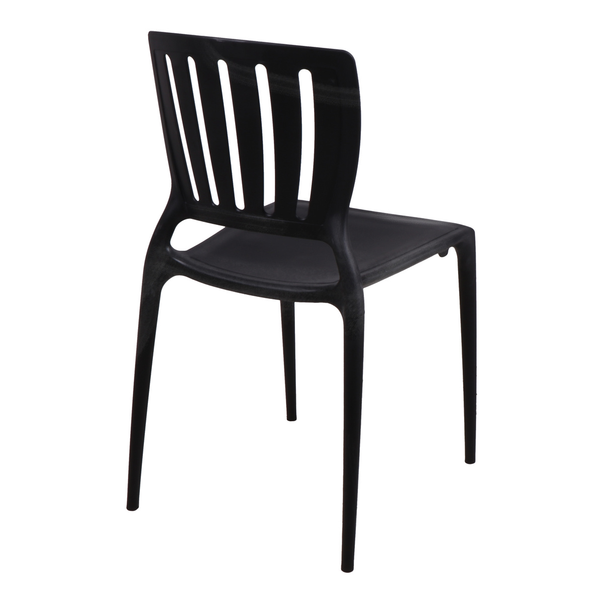 Cadeira Tramontina Summa Manu Eco em Polipropileno Preto Cor Preto - SKU 92025009 - 5 image number 4