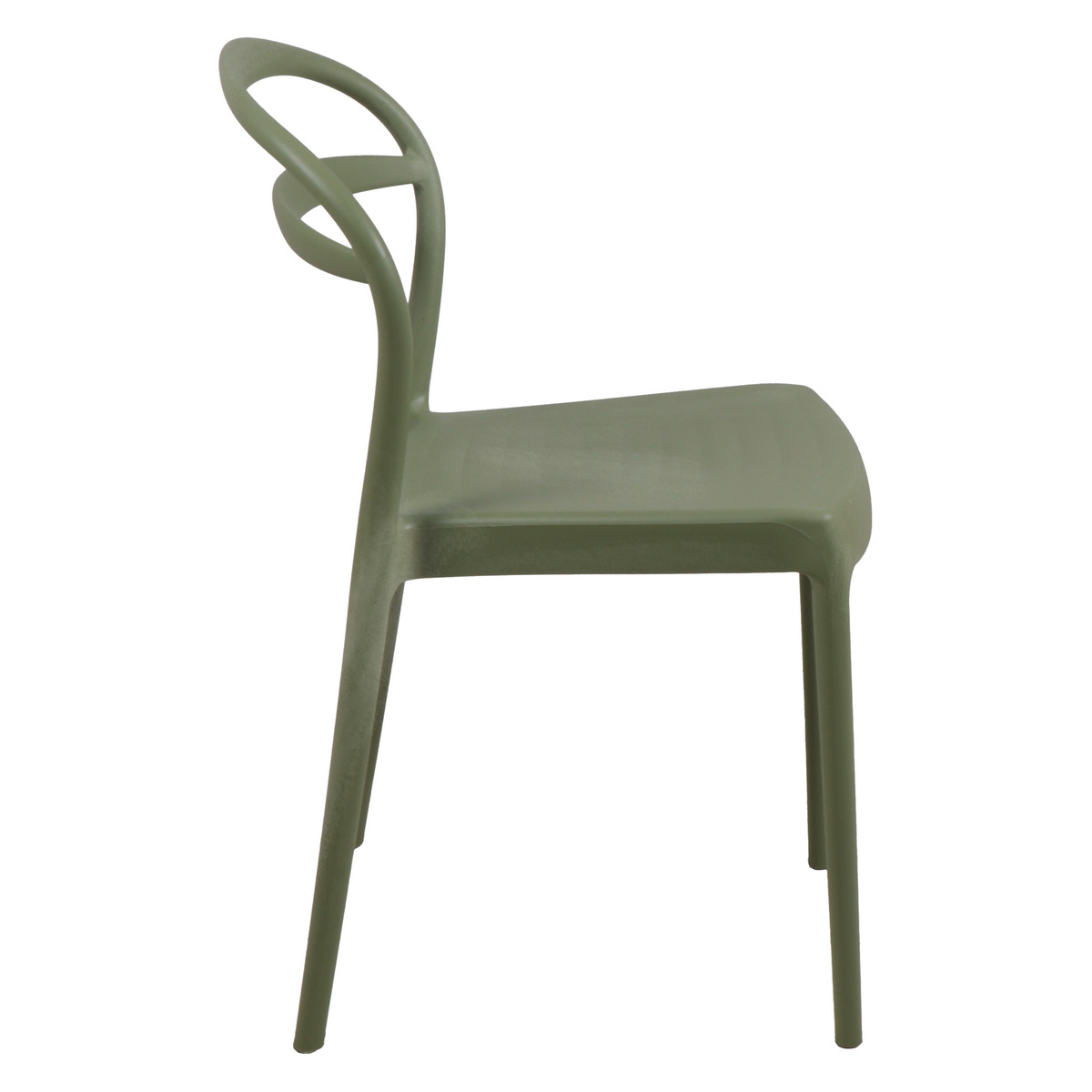 Cadeira Tramontina Summa Lia Eco em Polipropileno Verde Oliva Cor Verde - SKU 92026027 - 4 image number 3