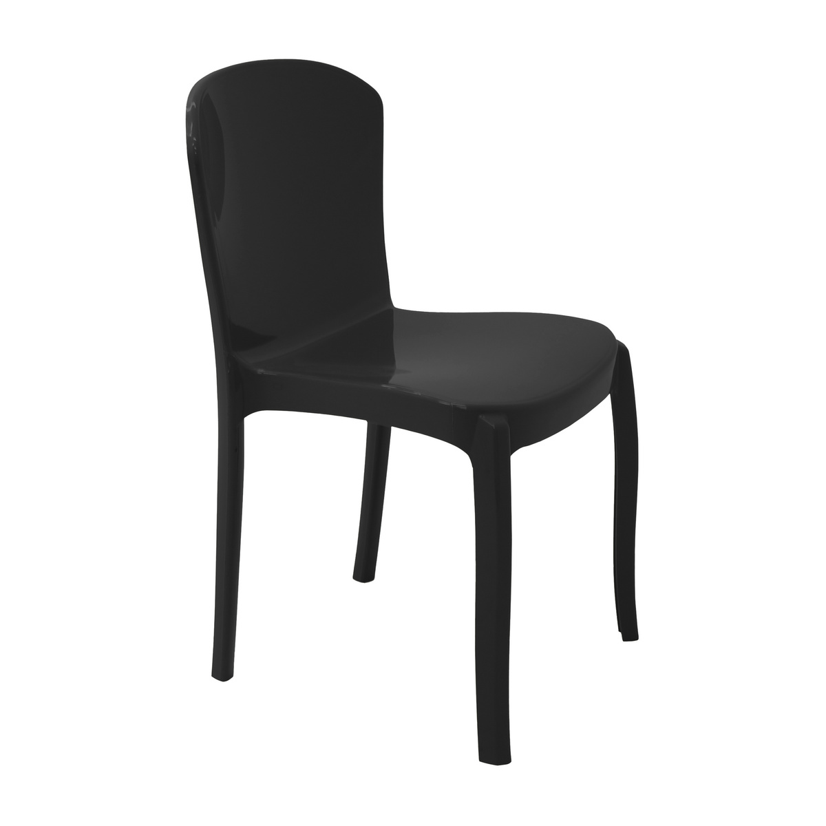 Cadeira Tramontina Summa Marina Eco em Polipropileno Oceano +Clean Preto
