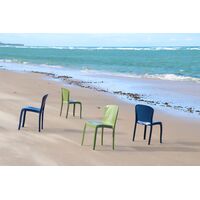 Cadeira Tramontina Summa Marina Eco em Polipropileno Oceano +Clean Azul Yale Cor Azul - SKU 92029030 - 5 image number 4