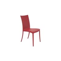 Tramontina Laura Rattan Red Polypropylene and Fiberglass Chair