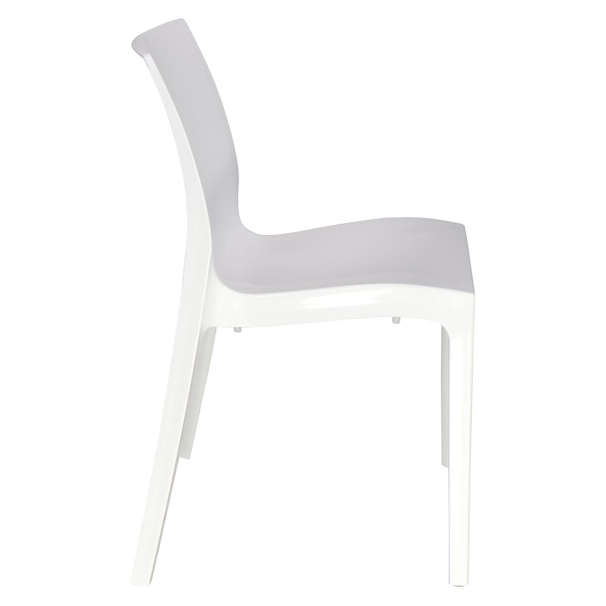Cadeira Tramontina Alice Brilho Summa em Polipropileno Branco de Qualidade  em Promoção